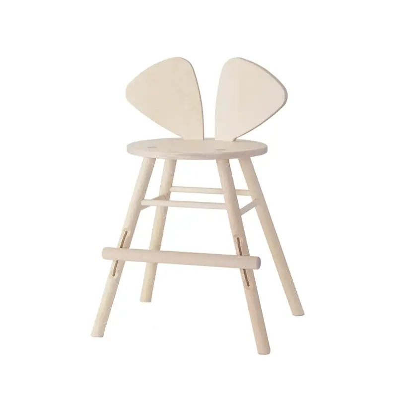 Seat MOUSE JUNIOR high chair 3 to 9 years BirchNOFRED Populaire