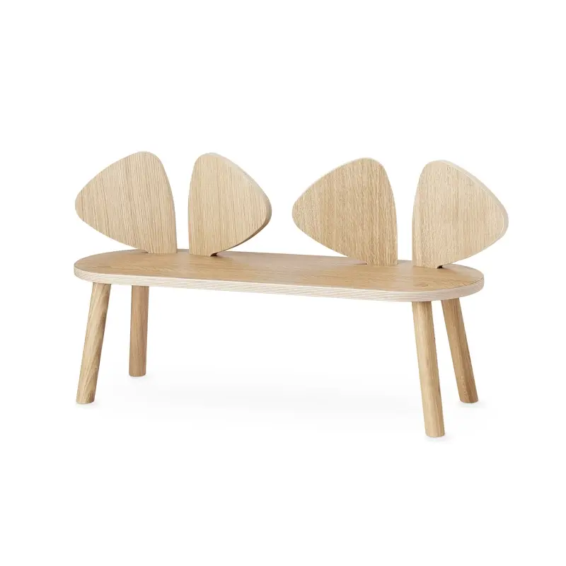 Meilleur Choix Seat MOUSE children's bench 2 to 5 years OakNOFRED