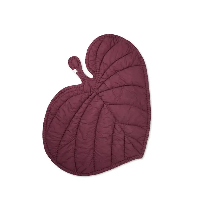 Solde Textile enfant Tapis de jeu LEAF BLANKET BordeauxNOFRED