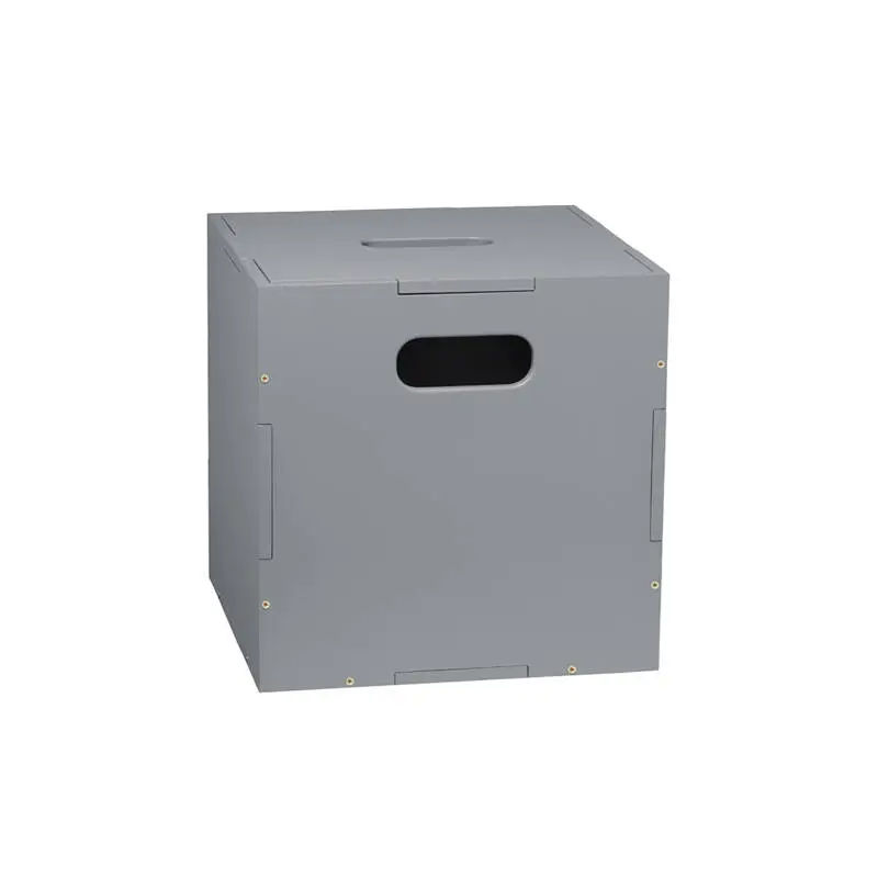 Rangement enfant Rangement CUBE GrisNOFRED Pas Cher
