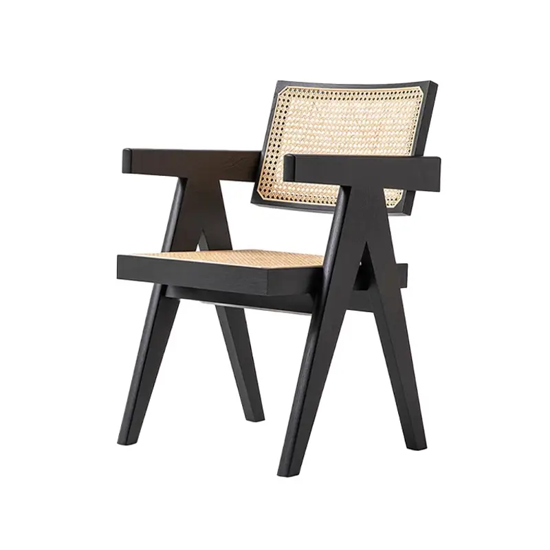 Dining Chair CAPITOL COMPLEX with armrests Black stained oakCASSINA Promotion