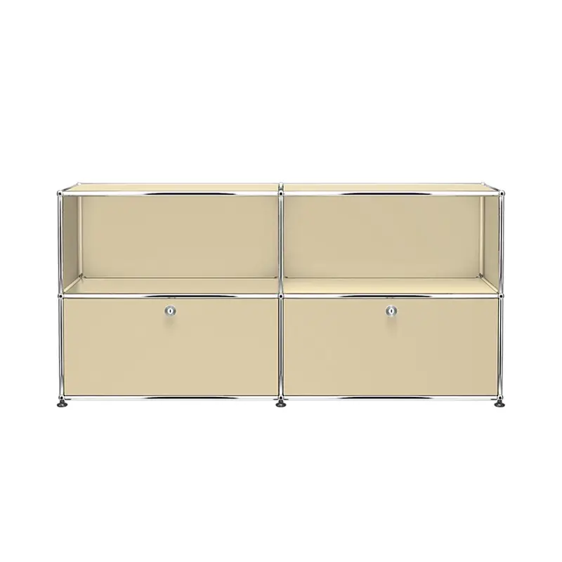 Soldes Storage Unit USM HALLER C2 Beige USMUSM HALLER