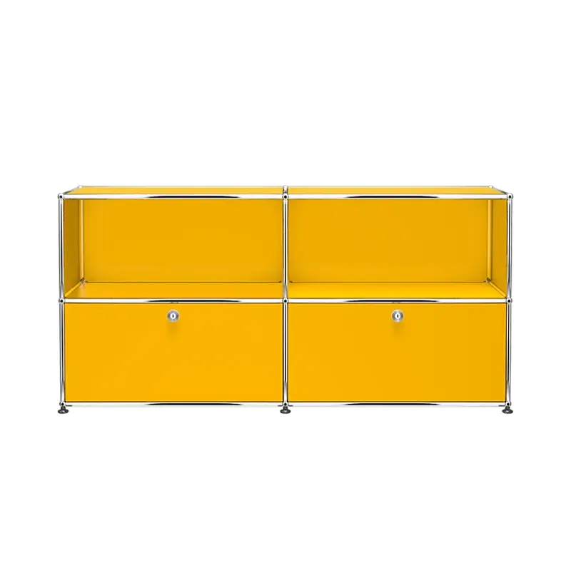 Storage Unit USM HALLER C2 Yellow goldUSM HALLER Jusqu'à Épuisement Des Stocks