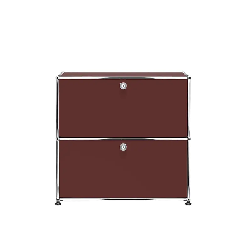 Storage Unit USM HALLER S2 Brown USMUSM HALLER Nouvelle Collection