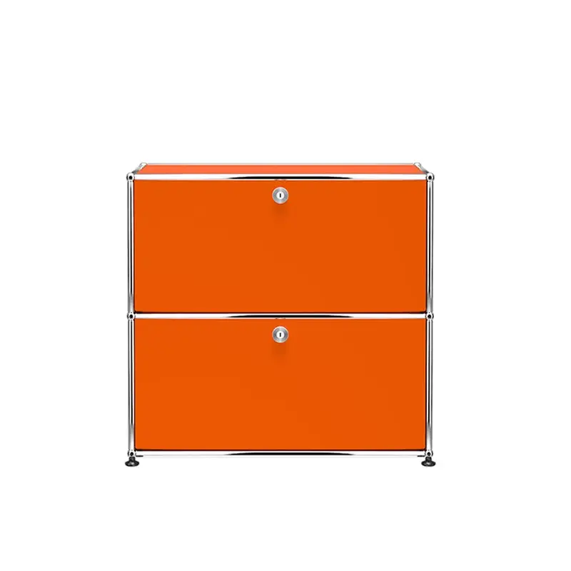 Meuble de rangement USM HALLER S2 Orange purUSM HALLER Achetez Aujourd'hui