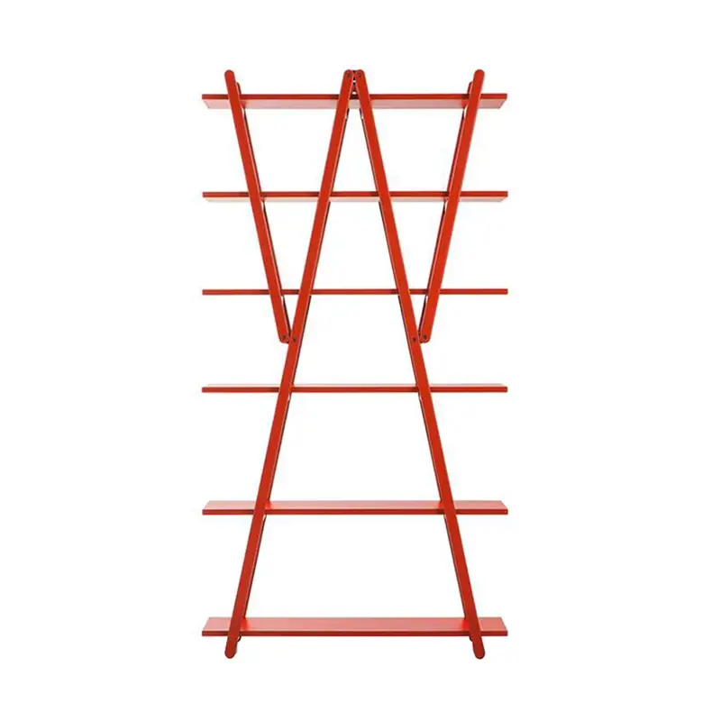 Authentique Etagère NUVOLA ROSSA Hêtre laqué rougeCASSINA