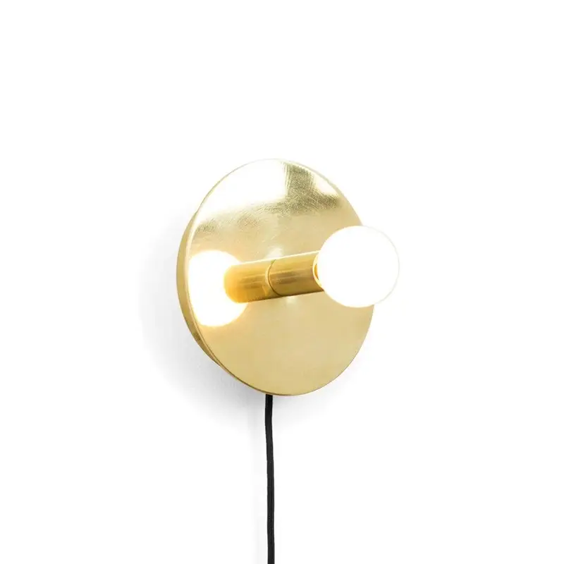 Wall light WALL DOT with cable BrassLAMBERT & FILS Soldes