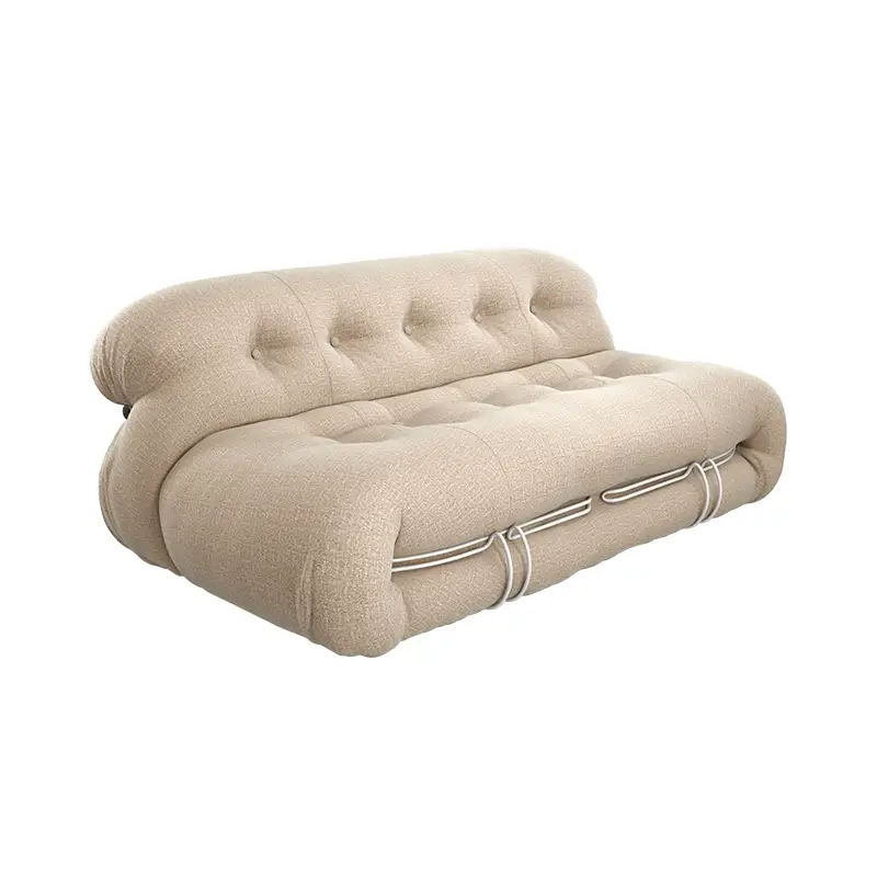 Satisfait Ou Remboursé Canapé SORIANA 2 places Look Corda / Blanc brillantCASSINA