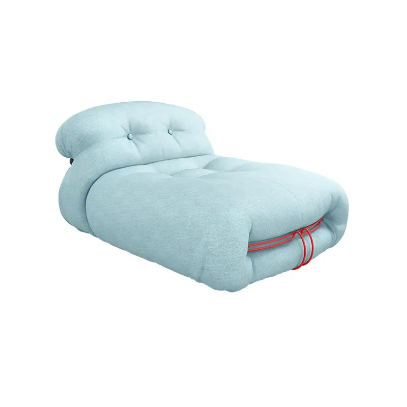 Fauteuil SORIANA Chaise longue Look Cielo / Rouge de Chine brillantCASSINA Expédié Aujourd'hui