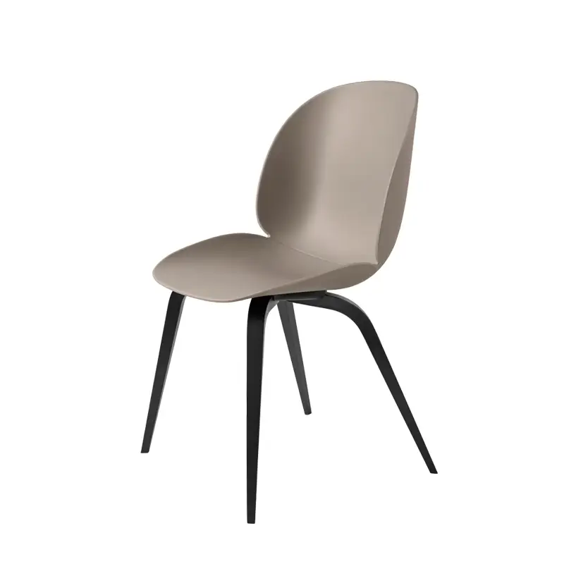 Prix Choc Dining Chair BEETLE wooden legs BeigeGUBI