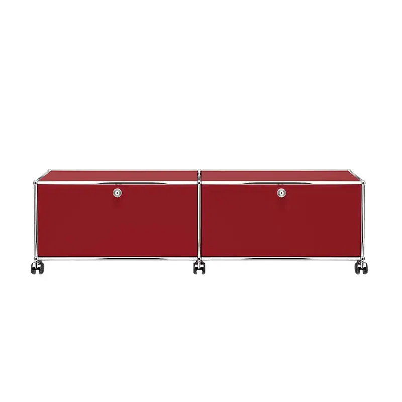 Réduction Storage Unit USM HALLER M61 Ruby Red USMUSM HALLER