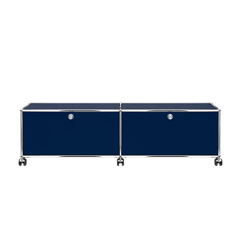 Storage Unit USM HALLER M61 Steel blueUSM HALLER Nouvel Arrivage