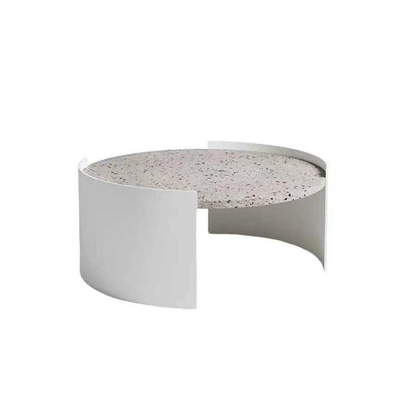 Table basse extérieure Table basse BOWY OUTDOOR Ø 70 Blanc et grisCASSINA Livraison Express