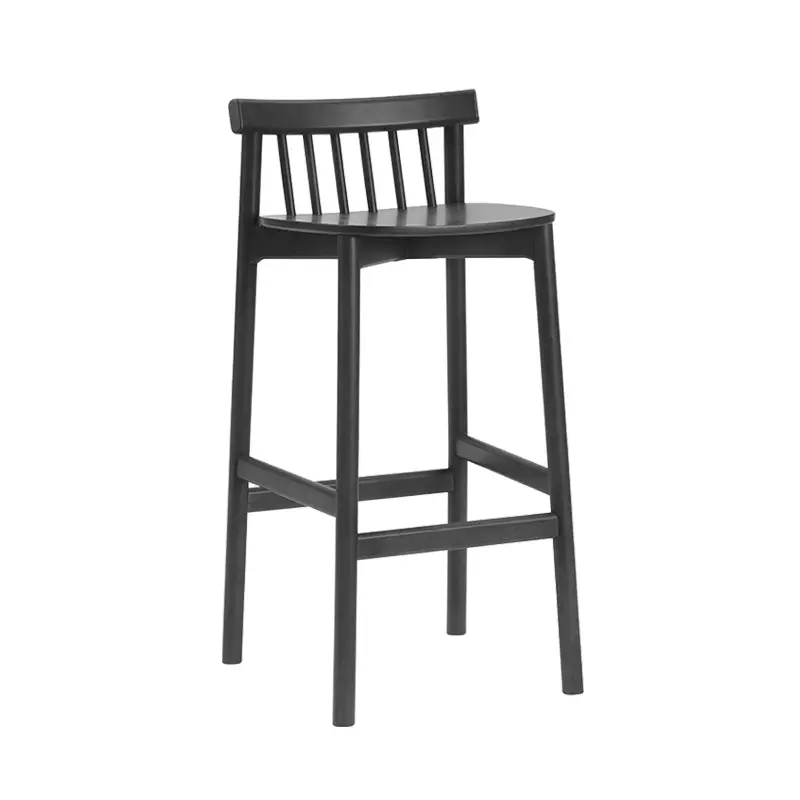 Bar Stool PIND H 75 Black stained ashNORMANN COPENHAGEN Remise