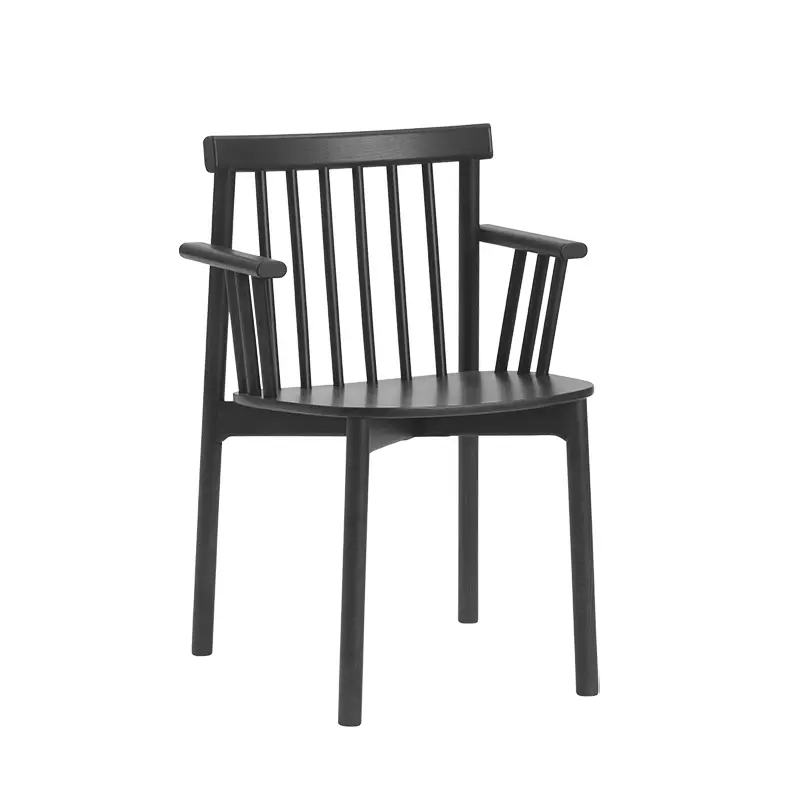 Expédition Rapide Chaise PIND avec accoudoirs Frêne teinté noirNORMANN COPENHAGEN