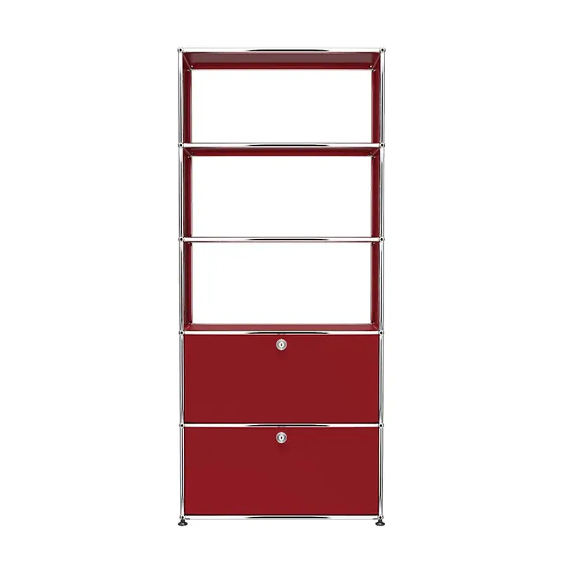 Dernière Chance Etagère USM HALLER M24 Rouge rubis USMUSM HALLER