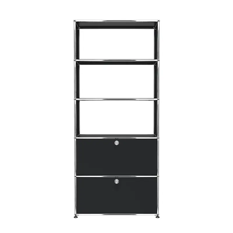 Etagère USM HALLER M24 Noir graphiteUSM HALLER Meilleur Choix