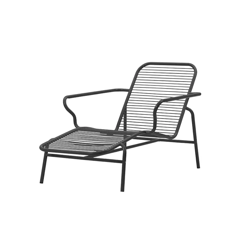 Bain de soleil, chaise longue et hamac Chaise longue VIG NoirNORMANN COPENHAGEN Usine Directe