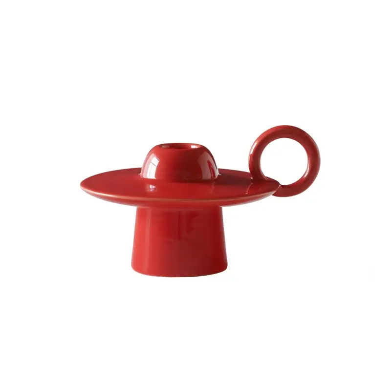 Photophore, bougeoir et bougie Bougeoir MOMENTO JH39 RougeAND TRADITION Usine Directe