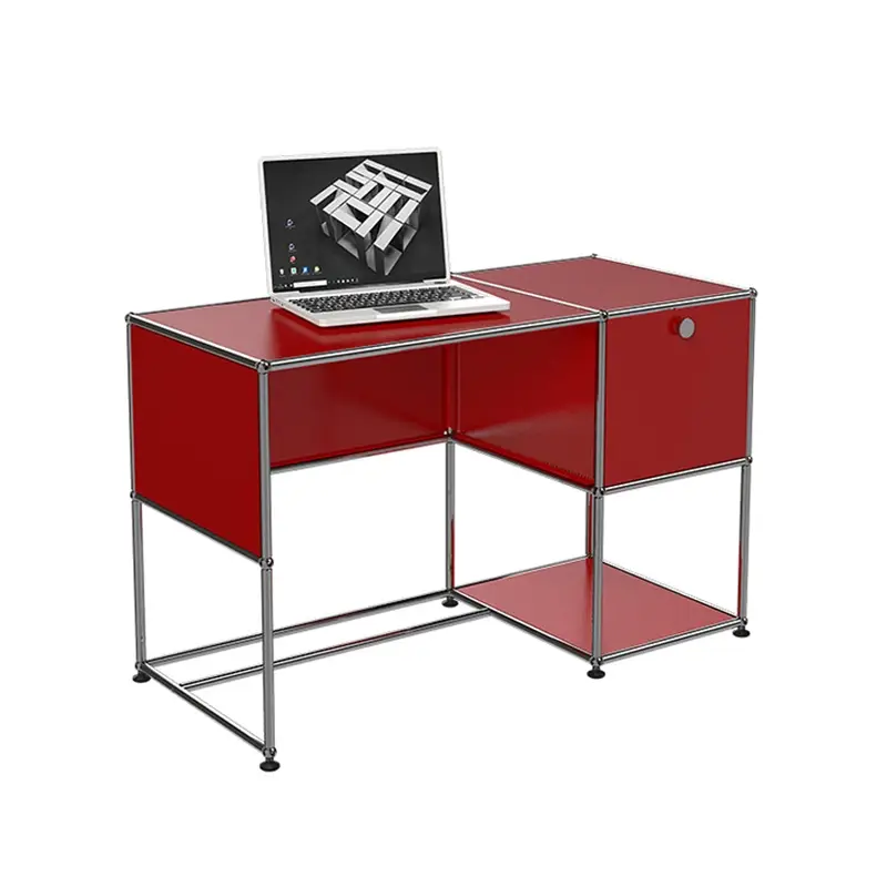Bureau USM HALLER B21 HOME OFFICE Rouge rubis USMUSM HALLER Prix Bas