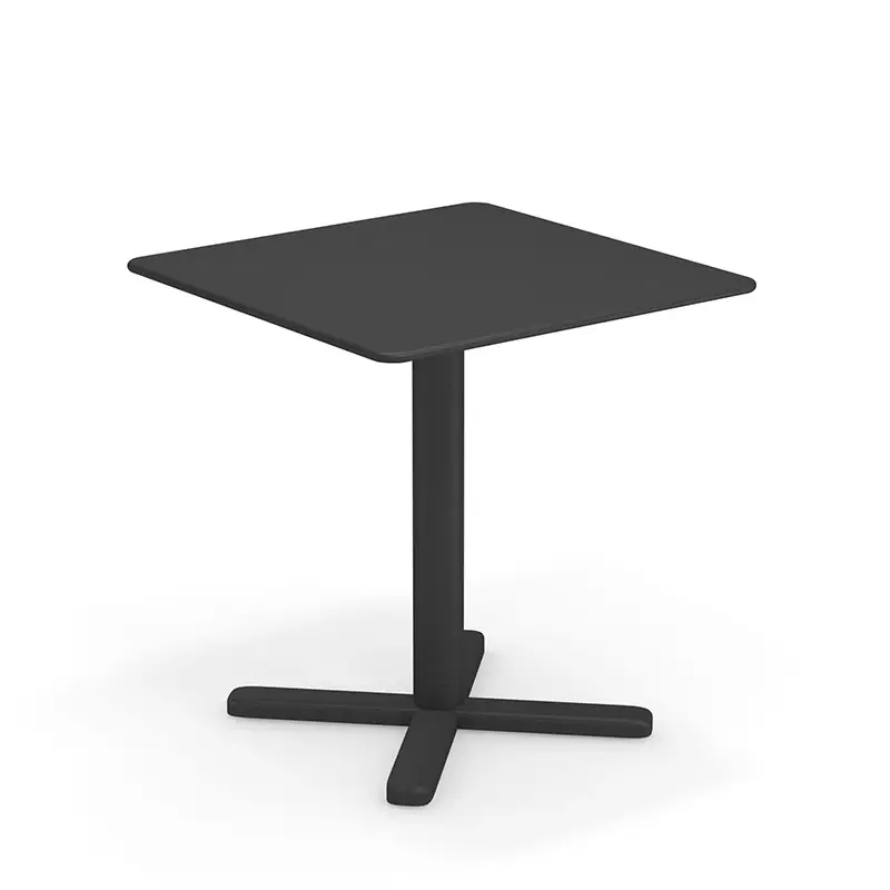 Top Vente Table extérieure DARWIN 70×70 NoirEMU