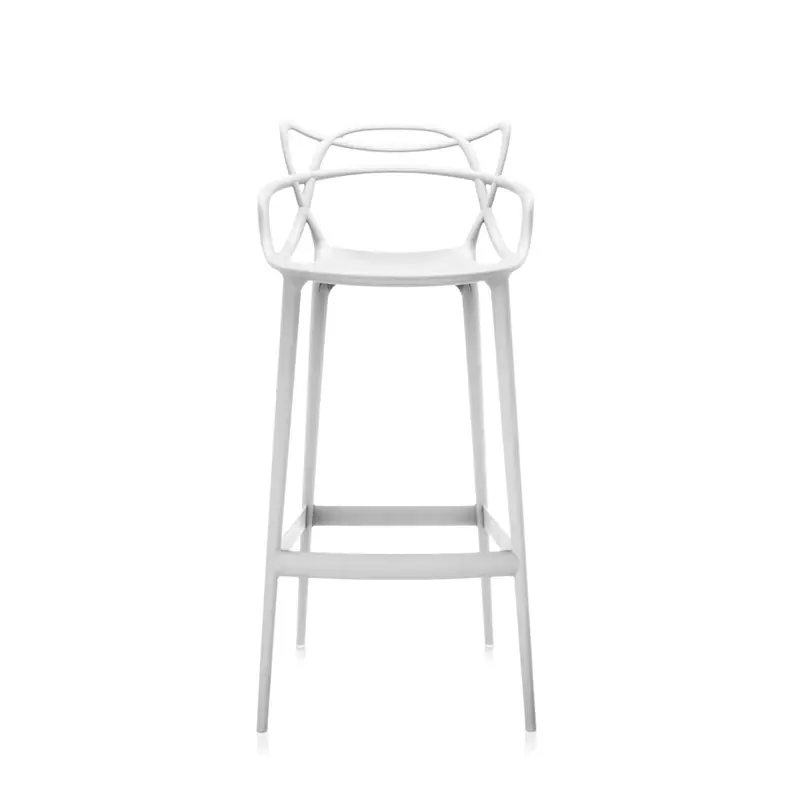 Quantité Limitée Tabouret haut MASTERS H 75 BlancKARTELL