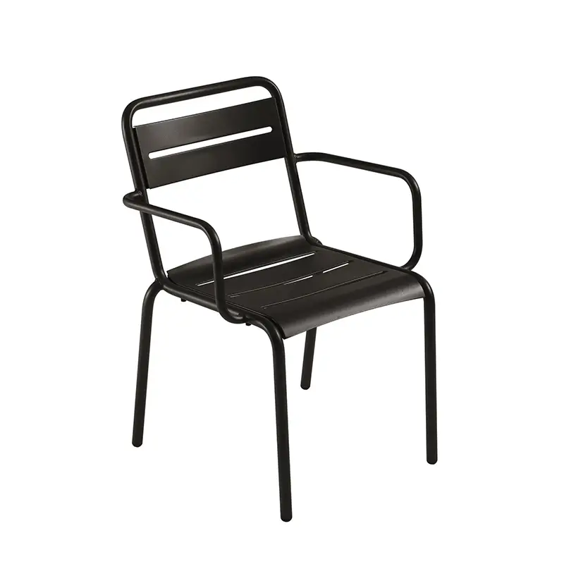 Solde Outdoor Chair and Small Lounge Chair STAR with armrests BlackEMU