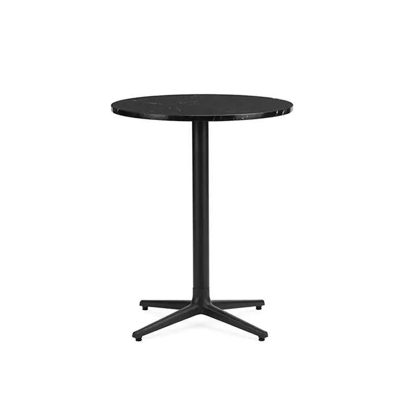 Satisfait Ou Remboursé Table ALLEZ Ronde Marbre NoirNORMANN COPENHAGEN