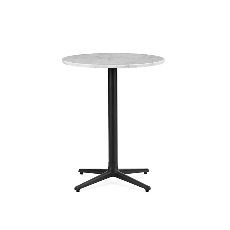 Commander Maintenant Dining Table ALLEZ Round White MarbleNORMANN COPENHAGEN