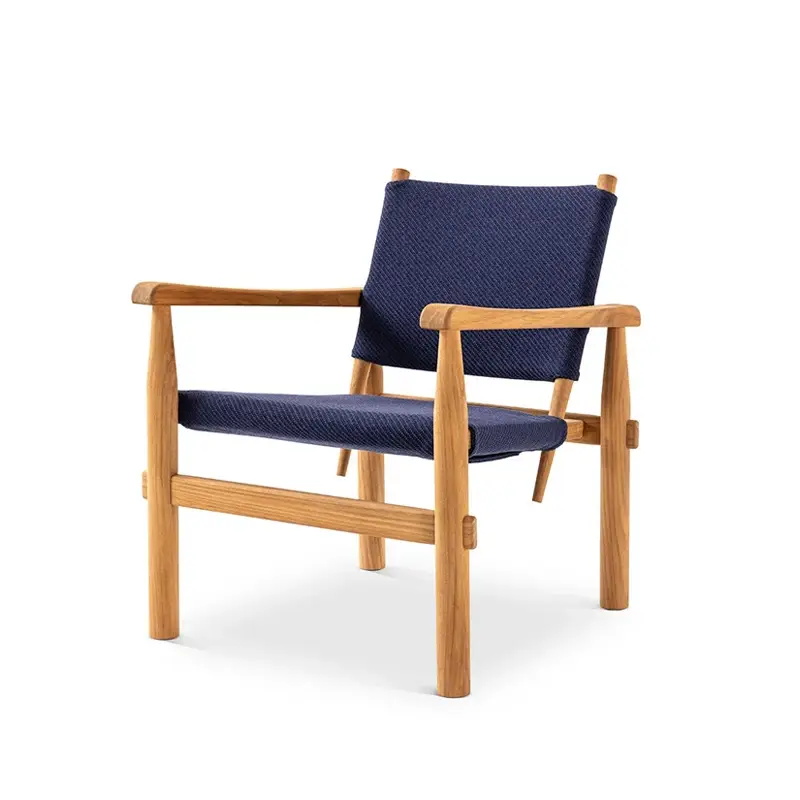 Outdoor Lounge Chair DORON HOTEL OUTDOOR Kemi blue 371CASSINA Nouvel Arrivage