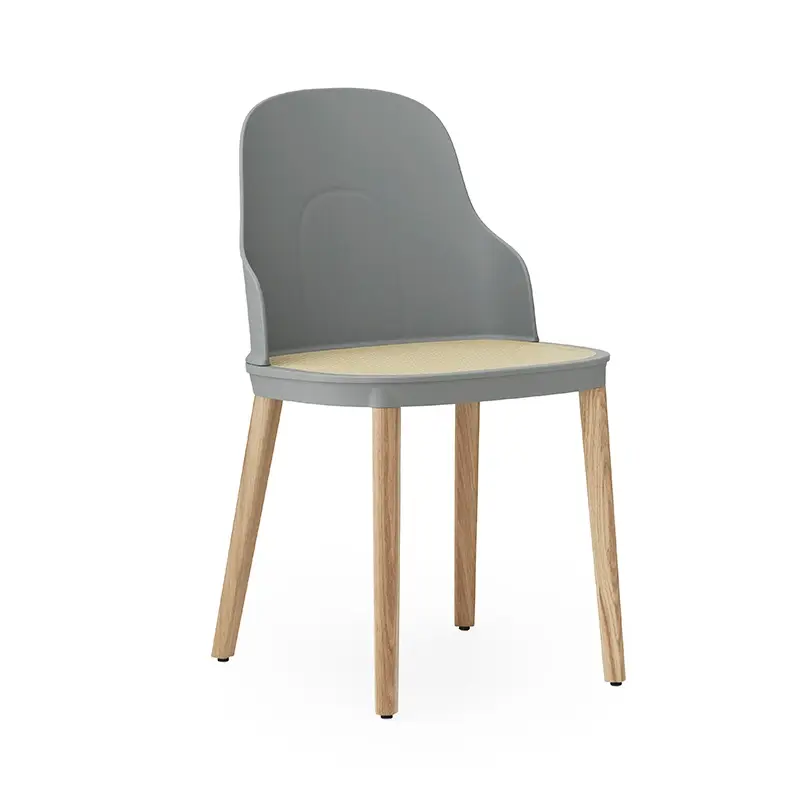 Chaise ALLEZ Pieds chêne assise cannage GrisNORMANN COPENHAGEN Offre Exclusive