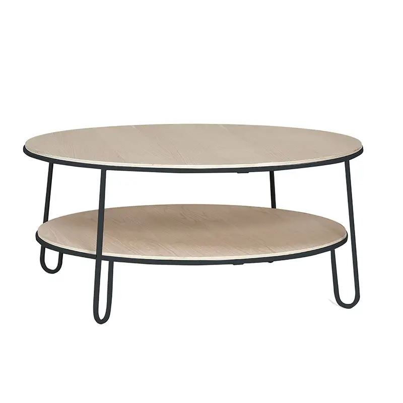 Table basse EUGENIE Ø 90 Gris ardoiseHARTO Commande En Gros