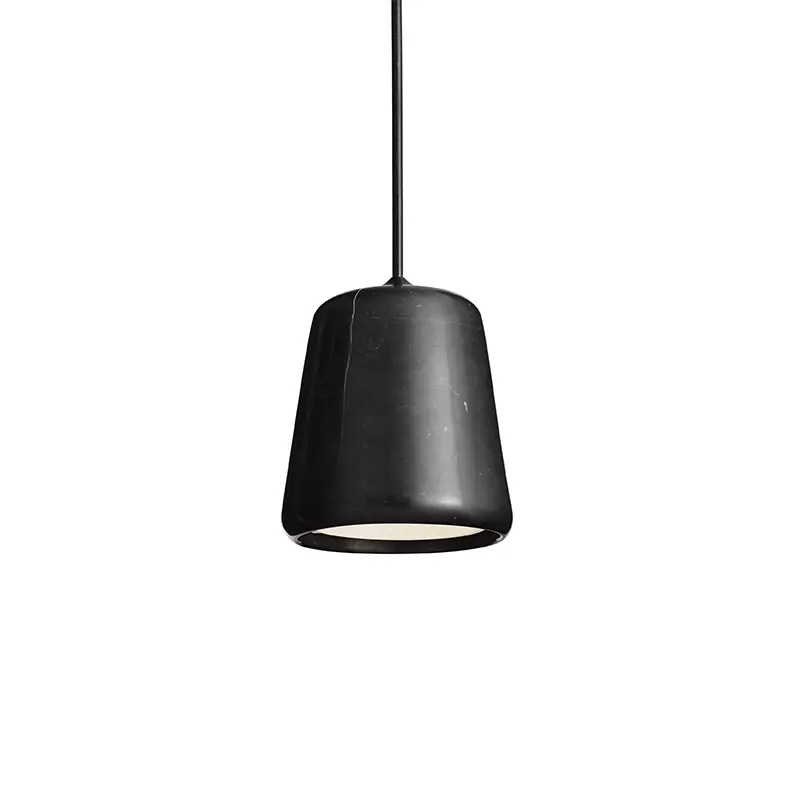 Réduction Suspension MATERIAL Marbre noir / Cordon noirNEW WORKS