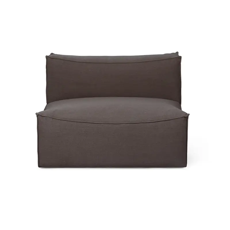 Sofa CATENA central module L100 BrownFERM LIVING Dernière Chance