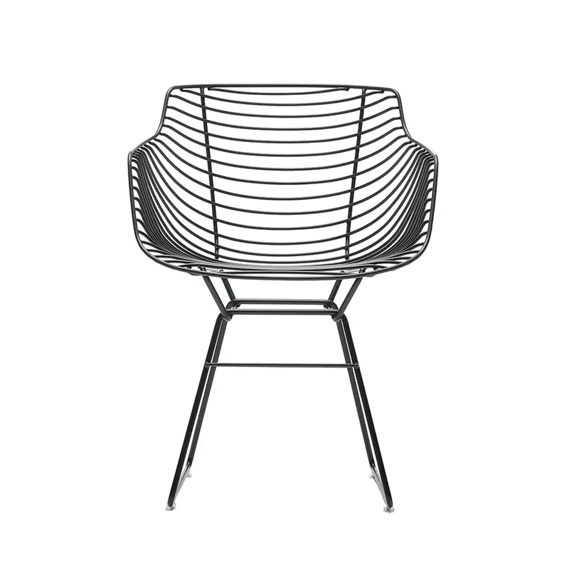 Outdoor Chair and Small Lounge Chair FLOW FILO SLIM BlackMDF Meilleur Choix