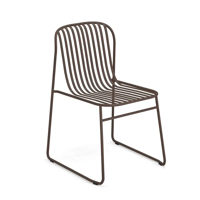 Commande En Gros Chaise extérieure RIVIERA Marron d'IndeEMU