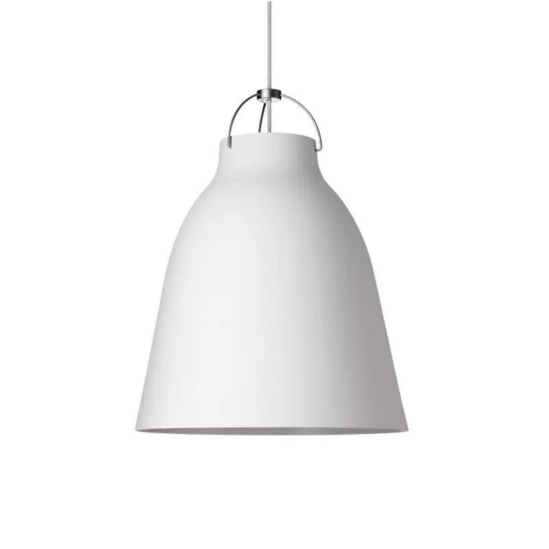 Suspension CARAVAGGIO P3 Blanc mat/ câble blancFRITZ HANSEN Vente Flash