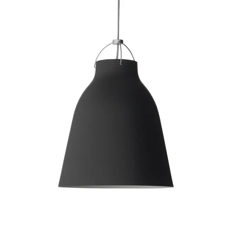Suspension CARAVAGGIO P3 Noir mat/ câble grisFRITZ HANSEN Prix Bas