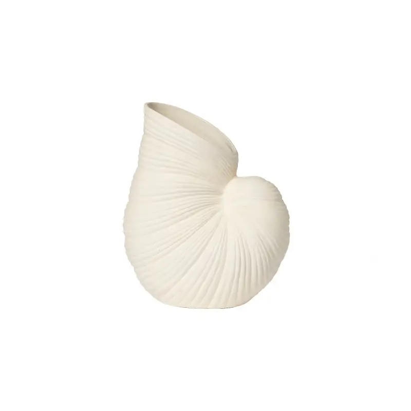 Vase SHELL Off-whiteFERM LIVING Meilleur Prix