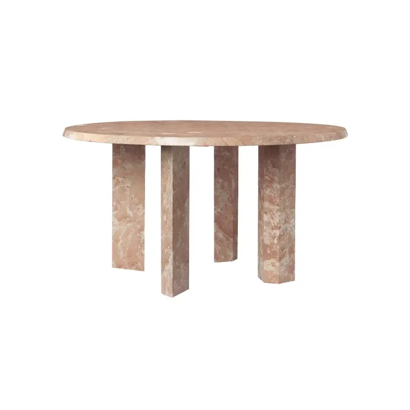 Produit De Marque Coffee Table TAULA H 35 Pink marbleFERM LIVING