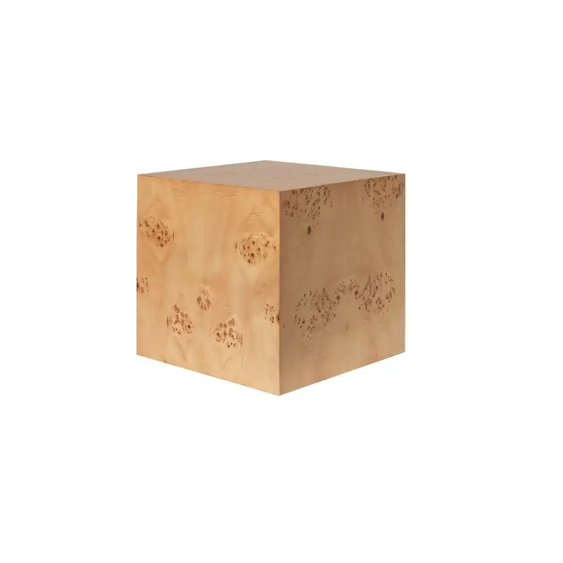 Acheter Direct Side Table BURL Cube Poplar burlFERM LIVING