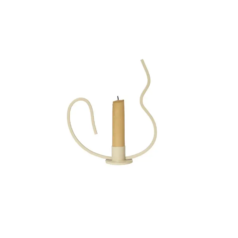 Photophore, bougeoir et bougie Chandelier VALSE H 18 CachemireFERM LIVING Nouvelle Collection