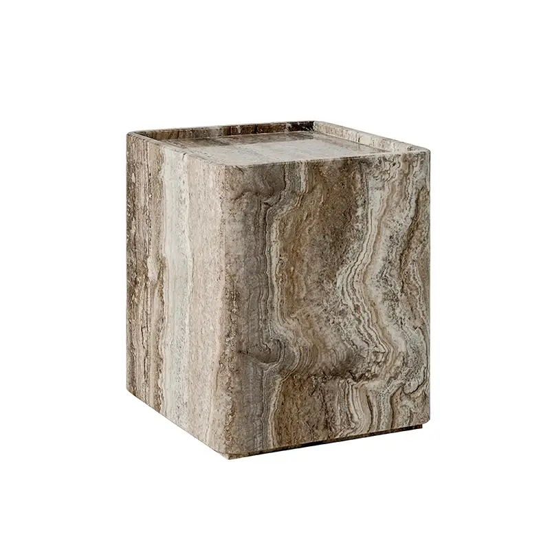 Side Table PIETRA 33x33 Lively SepiaGUBI Soldes