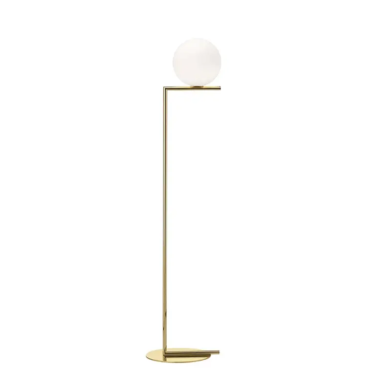 Dernier Modèle Floor Lamp IC F1 10 ANNIVERSARY 24 k goldFLOS