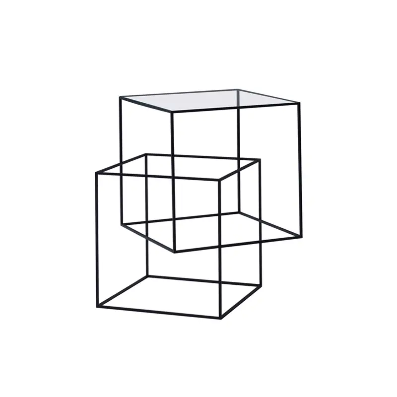 Usine Directe Table d'appoint guéridon THIN BLACK TABLE NoirCAPPELLINI