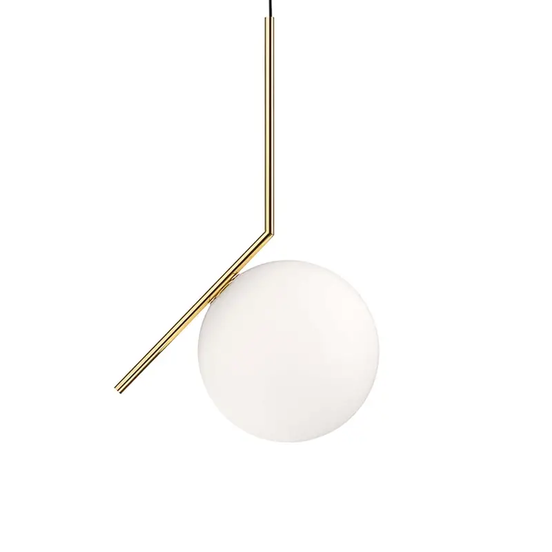 Pendant Light IC S2 10 ANNIVERSARY 24 k goldFLOS Livraison Express