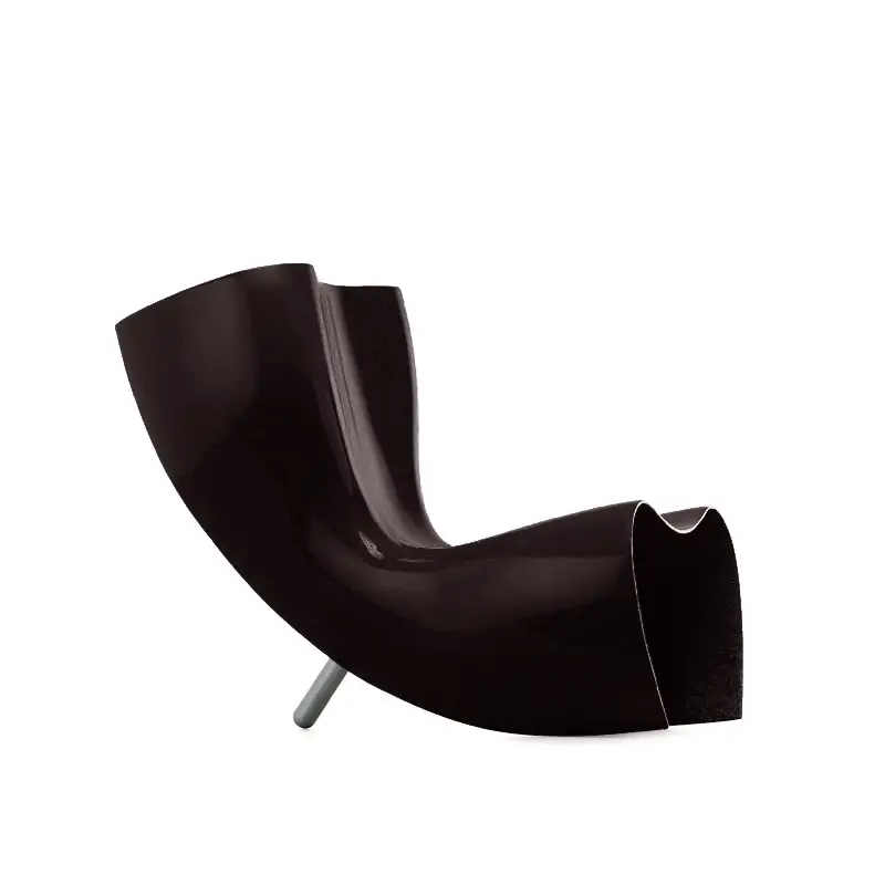 Jusqu'à Épuisement Des Stocks Fauteuil FELT CHAIR NoirCAPPELLINI
