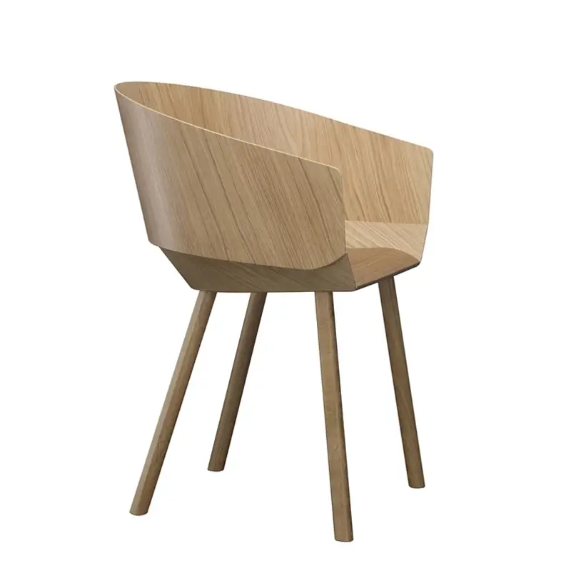 Chaise HOUDINI avec accoudoirs ChêneE15 Seulement Aujourd'hui