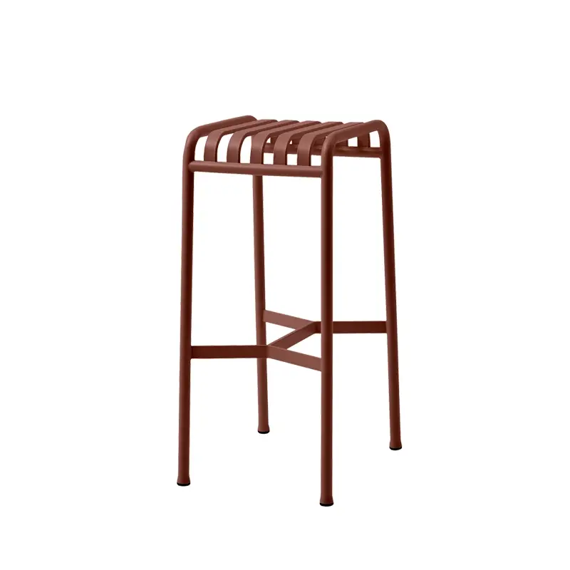 Tabouret haut PALISSADE Rouge ferHAY Achat Immédiat