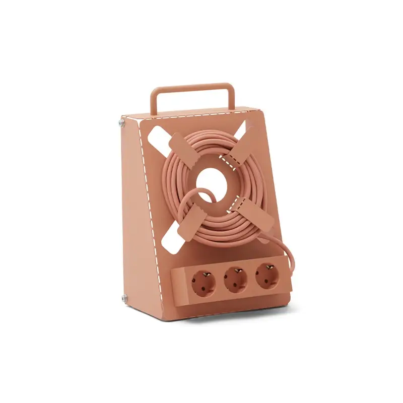 Petit rangement Porte-câble POWER Vieux RosePEDESTAL Soldes